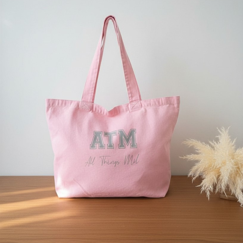 Premium Contrast Shopper — Bold & Functional