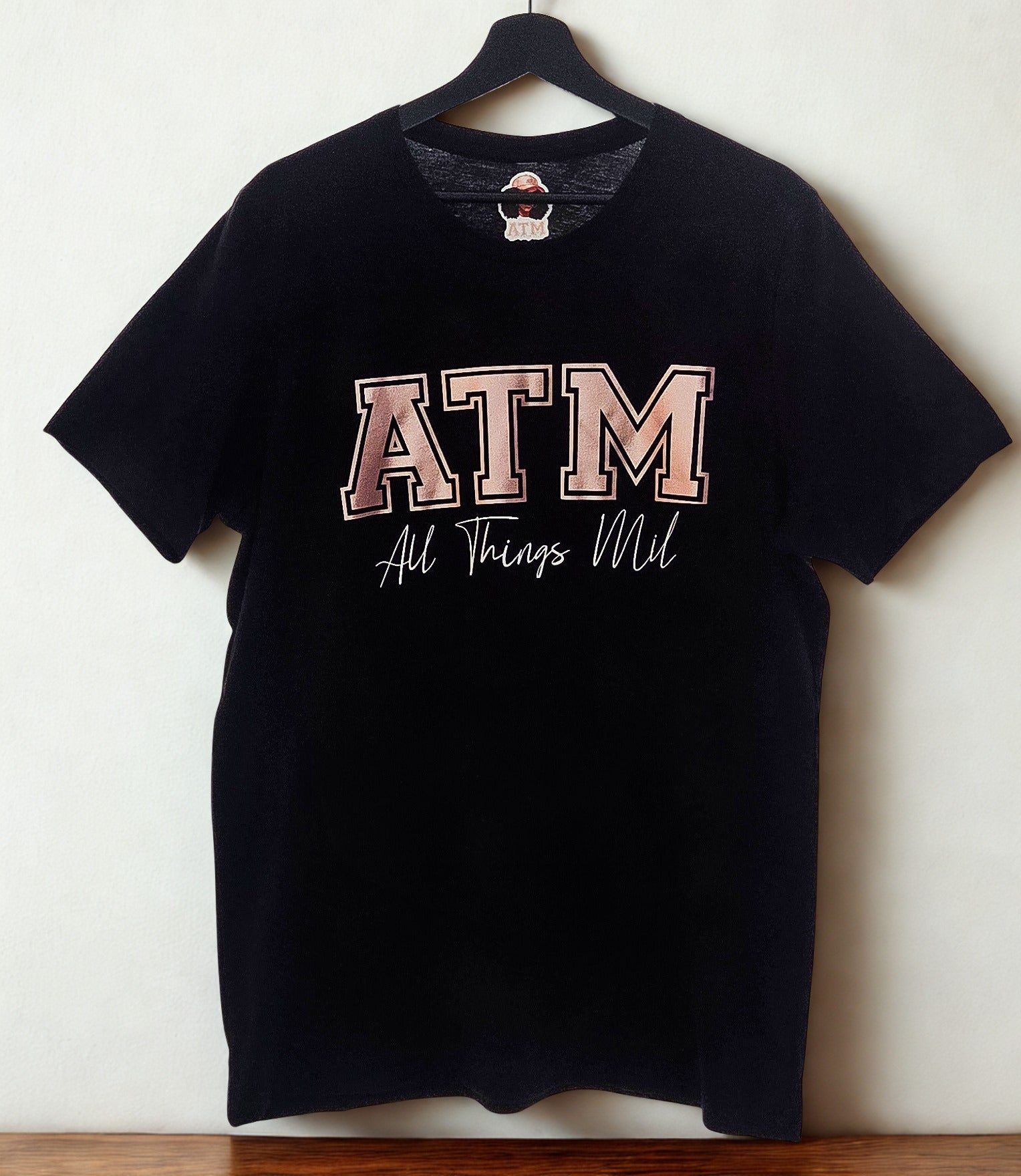 ATM Signature Logo Tee — The Essence of Mil (black)